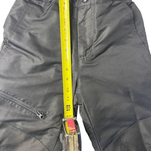 Swiss Tech Kids Snow Pants Size M (8) Black | Insulated Winter Ski Pants - Picture 8 of 13